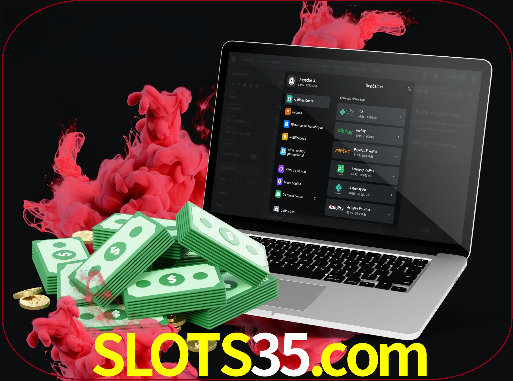Para efetuar um depósito na sua conta slots35, basta escolher o método de depósito e especificar o montante.