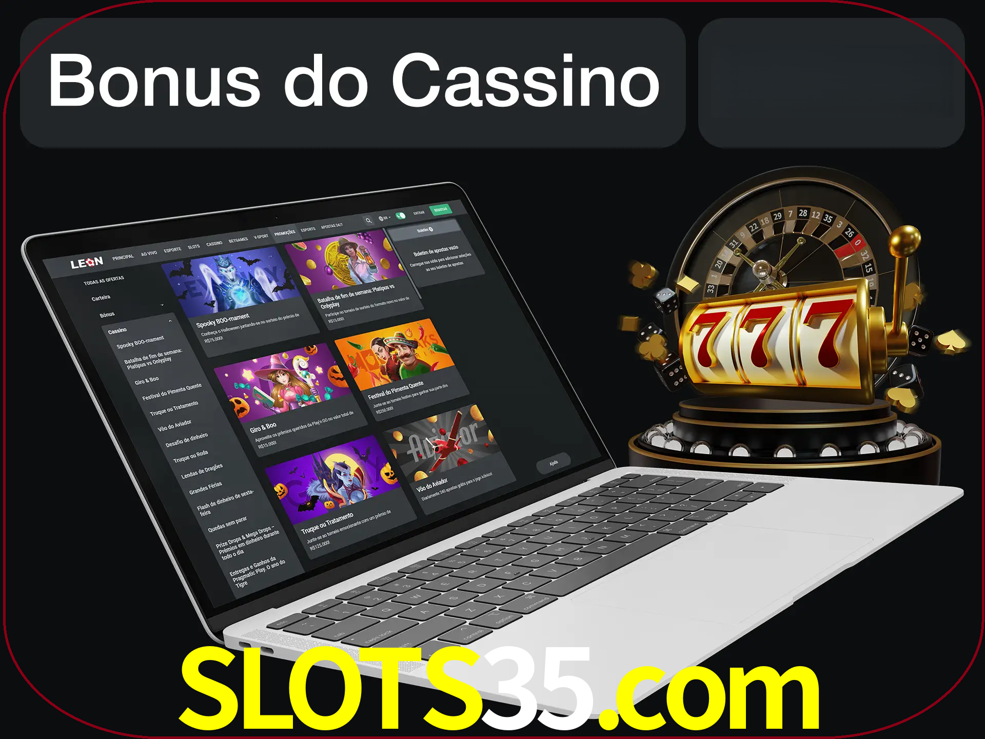 Use o bônus do cassino para começar melhor.