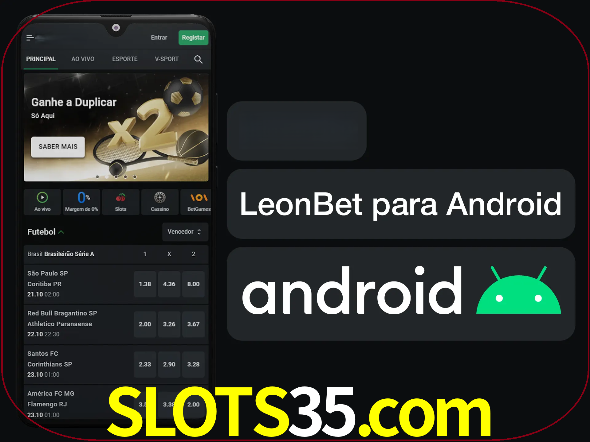 Adquira sua versão poket de LeonBet.